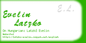 evelin latzko business card